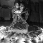 Archana Jois Instagram - There's no better sister than you.. #diwalidecor #dressedup #sisterbethebest #sisters👭 #iloveyou #younger #lilone #mycutie R.K. Hegde Nagar