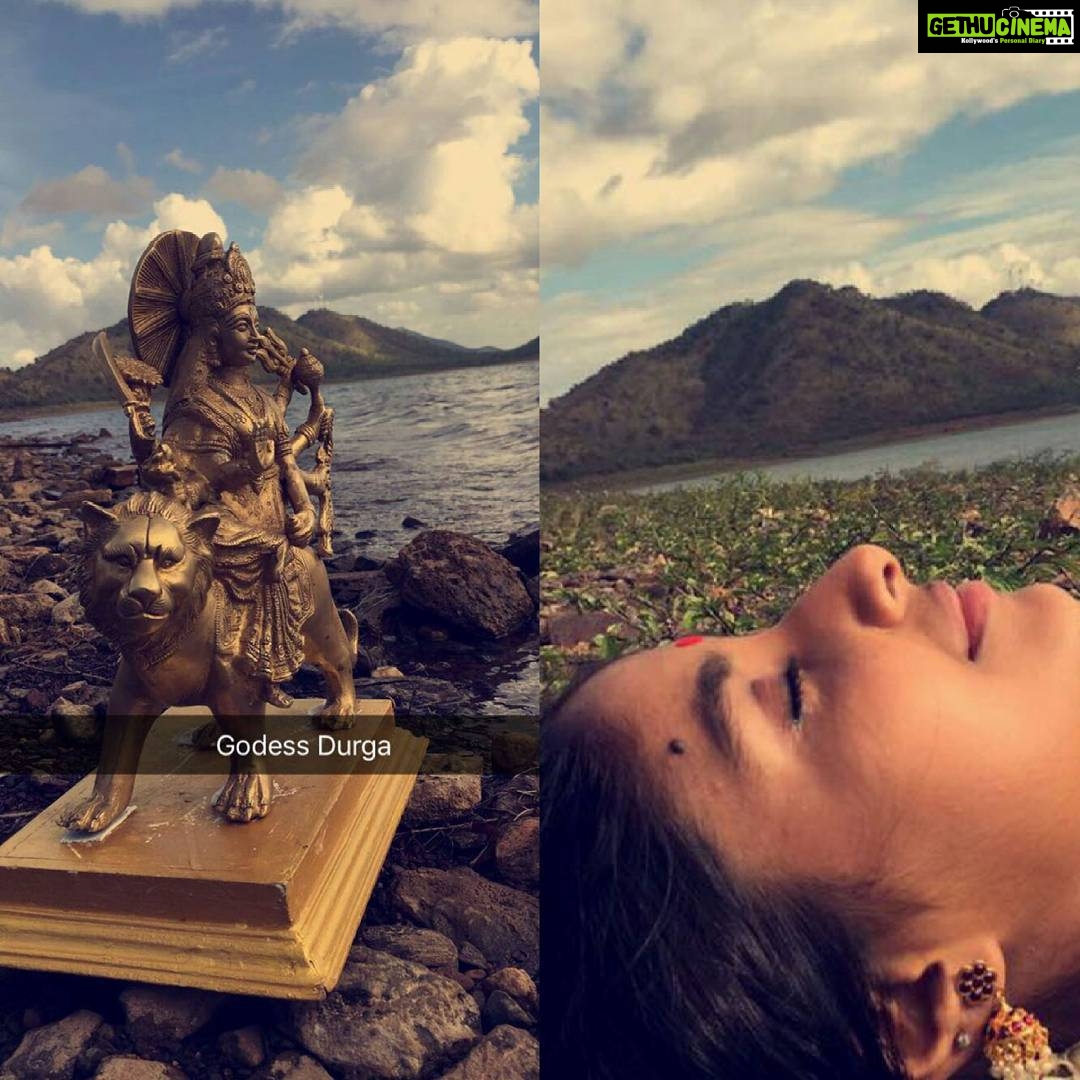 Archana Jois Instagram - Durga with durga.. #hiriyur #shoot #dovisit PC : @praveendevasagayam