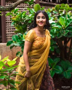 Archana Jois Instagram - Shot by: @koushikgowdaphotography 
Outfit: @houseofhitha 
M&H: @nidhis_make0ver 
Styled by: @stylejournalbyakki
Location : @satya.sports.village