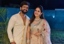 Arun Vijay Instagram - It's always fun with my lil sister @sridevi_vijaykumar !! ❤️ Catching up after a long time.. #hyderabad #siblinglove #AV #WarHorse #familygoals