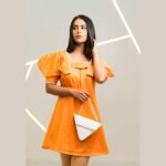 Avika Gor Instagram - 🧡 Stylist: @styling.your.soul @nidhi_munot @priyamehta01 Hmua : @wakeupandmakeup_shradha Photographed by: @van_photography Outfit: @kmlabel Purse: @the.sac.store Location Courtesy: @ukiyostudio.in