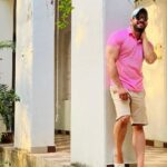 Bharath Instagram - Always look on the pink side of life.💓 #summeroutfit #stayingcasual #shoot #keepingitsimple #pink #beige #sunset