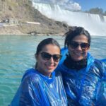 Bhumika Chawla Instagram - Niagara Falls …. The third time around .. the first time I went was with my mother from Canada . The second time was with Bharat in 2012 and friends -from USA The third time around is with Y and my friends from USA . As I grow in age I seem to enjoy things more and treasure and value things much more . This time was fantastic . Loved every moment of it … 🙏❤️ Living in Gratitude 🙏