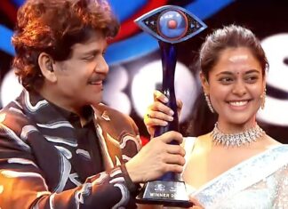 Bindu Madhavi Instagram - Bigg Boss Non Stop Telugu winner 🏆🏆🏆 #bindumadhavi #bbteluguott #biggboss5 #BiggBossNonStop #biggbossnonstoptelugu