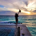 Daisy Shah Instagram - Smile, swim, sunset 😍 #amtopm . . . @travelwithjourneylabel @fushifaru . . . #fushifarumaldives #fushifaru #travelwithjourneylabel #journeylabel #thinkholidaythinkjourneylabel #youarespecial #feelingfantastic #vacay #daisyshah Fushifaru Maldives