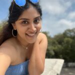 Dhanya Balakrishna Instagram - 💙🤍💙🤍 #actor #cinema #glam #love #southindianactress #absolutelynofilter