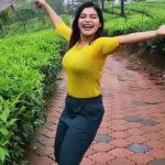 Dharsha Gupta Instagram – 💛💚Enjoying d drizzle💚💛 Vagamon Kerala