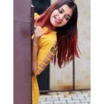 Dharsha Gupta Instagram - 💛The World is yours💛 Dress- @salwar_fabrics