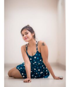 Dharsha Gupta Instagram - 💙🤍Say yes, take risks, and live life on your own terms🤍💙 Pic- @camerasenthil
