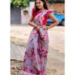 Dharsha Gupta Instagram – 💗Do what you like, like what you do💗
Saree- @meeza_collection 
Blouse- @be_fabulla_