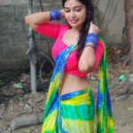 Dharsha Gupta Instagram – 💙💚💗If everyone would look for that uniqueness then we would have a very colorful world💗💚💙
Saree- @trendzzetter_princess