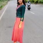 Dharsha Gupta Instagram – ❤💚Whatever is good for your soul, do that💚❤
Dress- @vin.boutique (Visit their page for lovely collections)