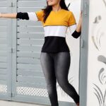 Dharsha Gupta Instagram - 💛🤍🖤💛🤍Be busy in living your life💛🤍🖤💛🤍 T-shirt- @_shop_from_home