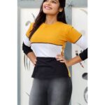 Dharsha Gupta Instagram - 💛🤍🖤Create your own life💛🤍🖤 Top- @_shop_from_home