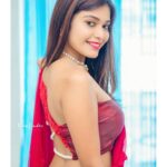 Dharsha Gupta Instagram – ❤❤Red saree is not always a dress, sometimes it’s a feeling❤❤
Pic – @viewfinder_portrait 
Costume- @be_fabulla_ 
Hairstyle- @subaadesh