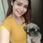 Dharsha Gupta Instagram - 💛💙Our new family member 'Lucky'💙💛 #shihtzu #puppy