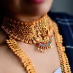 Dharsha Gupta Instagram - ❤Life is ur creation❤ . . . Saree- @shasmahi_theboutique Jewelry- @kanchiplaza Makeover- @uma_makeupartist_ Pc - @thebliss_studios Retouch- @raj_isaac_photography