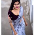 Dharsha Gupta Instagram – ❤No one can change ur life rather than u, so make ur own life as beautiful as u can. Believe in u❤
❤Gudeve❤
Pc – @raj_isaac_photography 
Saree- 💕Gorgeous satin smooth saree from @vinzie.boutique. Visit their page for lot more amazing collections💕