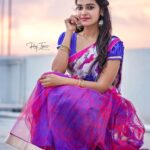 Dharsha Gupta Instagram - Life is beautiful💙💖 if v ignore negativity, overcome struggles & hardworking til v succeed💖💙 Gudmrng💖💙 . . P.C.- @raj_isaac_photography Costume & earring - @kovai.trendz