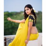 Dharsha Gupta Instagram – 💛Few more remaining pics in this saree💛
💛Gudeve💛
Pc – @raj_isaac_photography