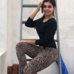 Dharsha Gupta Instagram – 🖤Few mor pics of same costume🖤