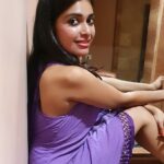Dharsha Gupta Instagram - 💜Don't judge me by my outfit 💜 Character speaks more💜 Good evening 💜