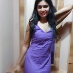 Dharsha Gupta Instagram - 💜Don't judge me by my outfit 💜 Character speaks more💜 Good evening 💜