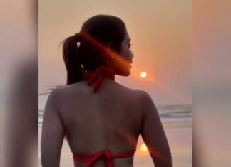Dharsha Gupta Instagram - ❤Keep your face always toward the sunshine and shadows will fall behind you❤ Marbela Beach.