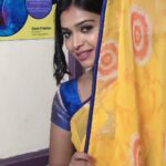 Dharsha Gupta Instagram - Gudnyt chelmzzzz 💛💛💛💛 . . . . . . . . . . #shoot #serial #suntv #suntvserials #minnale #happy #happyme #live #life #love #loveyourself #fun #positivevibes #positive #yellow #saree #sareelove