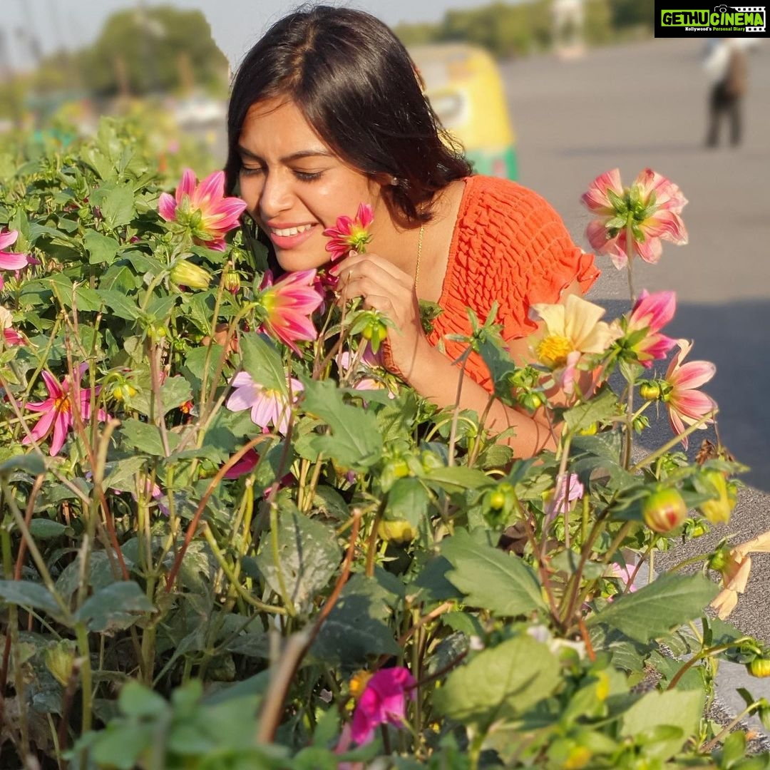 Dharsha Gupta Instagram - Dis pic was took a week bak 🥰🥰 I’m safe @ home oly ❤️❤️❤️ Jus nw i gotup GOODMORNING 🌞🌞🌞 . . . . . . . #nature #naturephotography #naturelovers #naturelover #flowers #flowerphotography #happy #happyme #fun #live #liveyourbestlife #life #lifeisgood #lifeisbeautiful #love #loveyourself