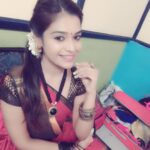Dharsha Gupta Instagram – Ready for shoot❤️🖤
#suntv #suntvserials #suntvserial #minnale