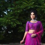 Dharsha Gupta Instagram - Gudmrng chelmzzzz 💜💜💜 Costume- @feathersurabi.ds Jewelry- @chennai_jazz M&H- @orchid_pavi_muah P.C.- @arvindkannan_ . . . . . . . . . #costume #costumedesigner #lehanga #accessories #live #life #love #loveyourself #purple #happy #positivevibes #positive