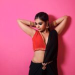 Dharsha Gupta Instagram - ❤️🖤 Be bold in what you stand for and careful what you fall for🖤❤️ Costume- @feathersurabi.ds M&H- @colorpopartist P.C.- @arvindkannan_ . . . . . . . . . . . . . #photography #photooftheday #photo #photoshoot #photographylovers #photos #picoftheday #pic #pictureoftheday #picture #costume #glam #live #life #love #loveyourself