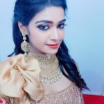 Dharsha Gupta Instagram - Happy 2 b in the part of SUNKUDUMBAVIRUTHUGAL2019 Such a lovely makeover by Santhoshi mam Costume-Mua-Hairstyle-Accessories [ @santhoshiplush ] . . . . . . . . . . . #santhoshiplush #makeover #makeoverartist #minnaleserial #suntv #suntvserial #suntelevisions #serial #sunkudumbaviruthugal2019 #award #sunawards #minnale #positive #positivevibes #happy #happyme #actor #model #life #success