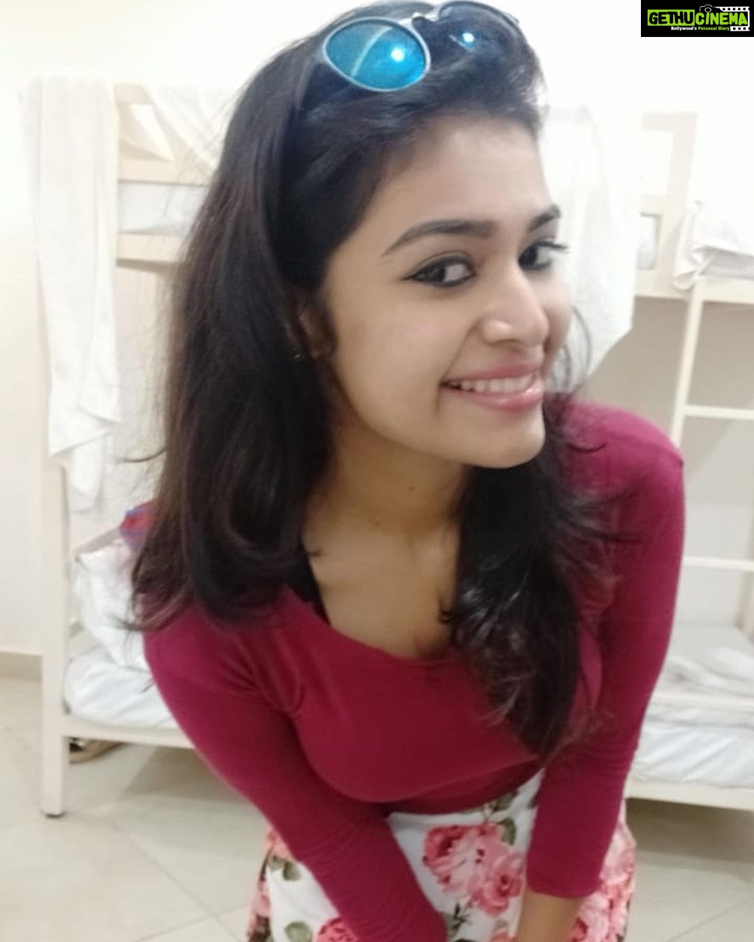 Dharsha Gupta Instagram - LovelyUs❤️❤️❤️ . . . . . . . . . #frocks #westerndresses #western #red #floral #accessories #friends #friendship #love #live #loveyourself Mahabalipuram, Tamil Nadu, India