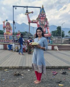 Dharsha Gupta Instagram - 🙏🙏 Vanabadrakaliamman temple