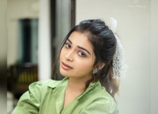 Dharsha Gupta Instagram - 💚You are enough just as you are💚 Makeup- @jiyamakeupartistry Hairstylist -@raja_hairstylist Pic- @dhanush__photography