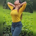 Dharsha Gupta Instagram – 💛💚Don’t be pushed around by the fears in your mind. Be led by the dreams in your heart💚💛 Vagamon Kerala