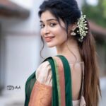 Dharsha Gupta Instagram - 💚🤍Only a life lived for others is a life worthwhile🤍💚 Hairstylist- @mani_stylist_ Costume- @ivalinmabia Pic- @sathish_photography49