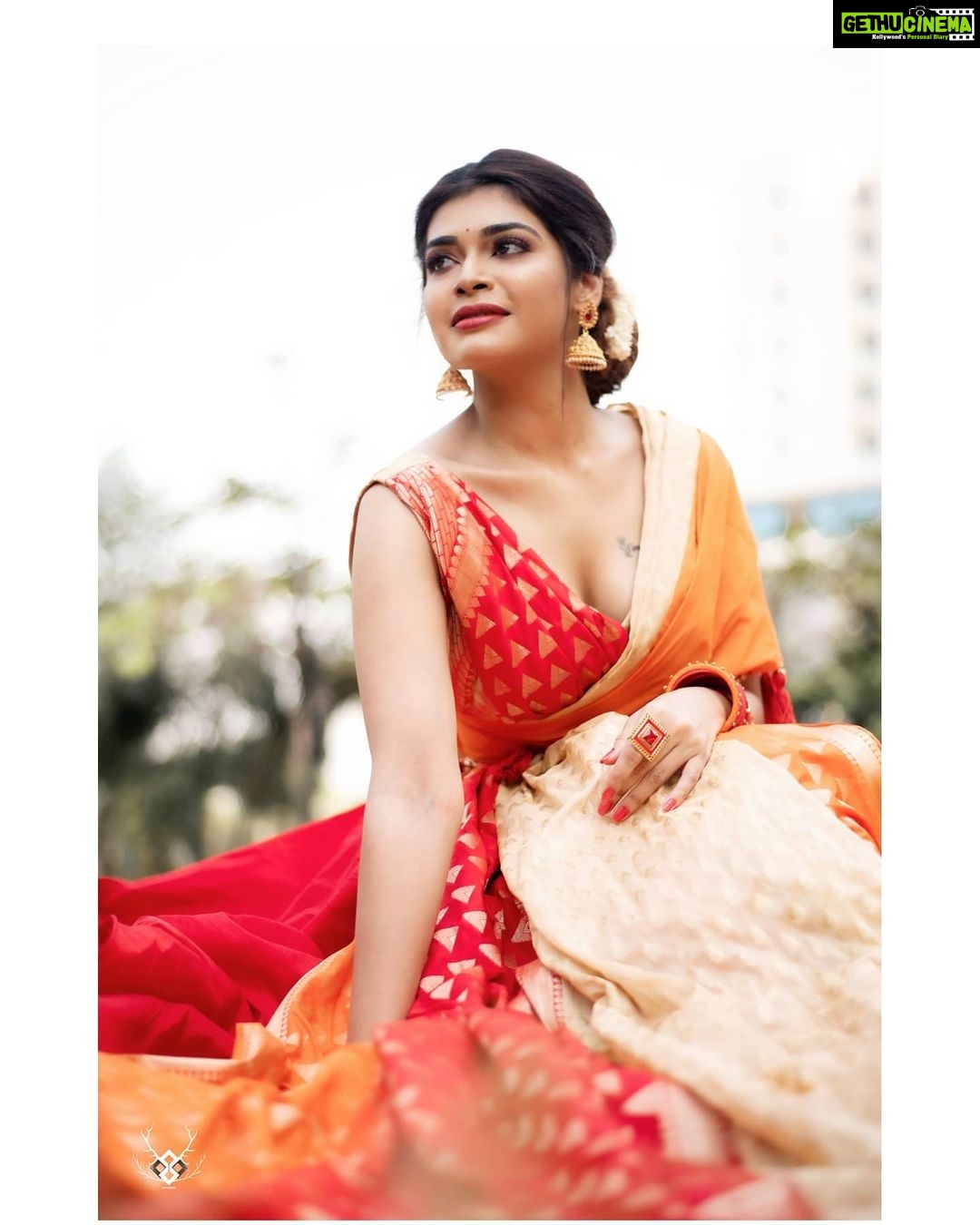 Dharsha Gupta Instagram - š§”ā¤People rarely succeed unless they have fun in what they are doingš§”⤠Costume designer- @the_udai_vandi Styled by- @dorothyjai M&H- @malki_natasha Pic- @thebliss_studios