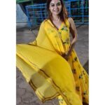 Dharsha Gupta Instagram – 💛💚It’s not whether you get knocked down, it’s whether you get up💚💛
Dress- @heavenly_trinckets