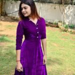 Dharsha Gupta Instagram – 💜Look for something positive in every day, even if some days you have to look a little harder💜
Dress- @shine_make_shopping