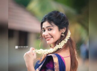 Dharsha Gupta Instagram - 💜💗Let your unique awesomeness and positive energy inspire confidence in others💗💜 Hairstylist- @purpleplusnagu Costume- @ivalinmabia Pic- @akfotofactory