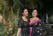 Divyanka Tripathi Instagram - Mummy, you are a paradox of a character sketch written for an average mother. You are possibly the strongest woman I've seen- mentally and physically, you have broken barriers, evolved yourself to better us, learnt new things with age no bar. You are simply unstoppable Mommy. You inspire us now and forever! Happy Mother’s Day! @neelam.tripathi121 @priyanka_sameer_tiwari @airbus.maestro #FamilyPhotoAlbum