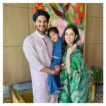 Dulquer Salmaan Instagram - Eid Mubarak from us to all of you !! #eid2022 #happybiryaniday #burp #biryanimuttonthanne #cantmove #ugh #stuffedtothegills