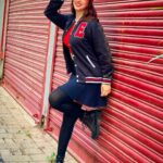 Eshanya Maheshwari Instagram - Casual chic ❤️🖤 Jacket by @emprallofficial #ootd #ootdfashion #fasionblogger #styleblogger #esshanyamaheshwari #esshanya #fashioninfluencer #❤️🖤