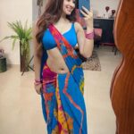 Eshanya Maheshwari Instagram – #mirrorselfieobsession 🙈😅💙

#saree #sareelove #mirriorselfie #esshanyamaheshwari #esshanya