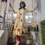 Falguni Rajani Instagram - Beat the heat with this pure cotton kurti from @fabclub_official Shades from. :- @yourspex #summer #summervibes #heat #cottonkurti #cottonsuits