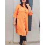 Falguni Rajani Instagram - My fav colour ♥️ Comfortable kurtis from @fabclub_official