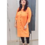 Falguni Rajani Instagram - My fav colour ♥️ Comfortable kurtis from @fabclub_official